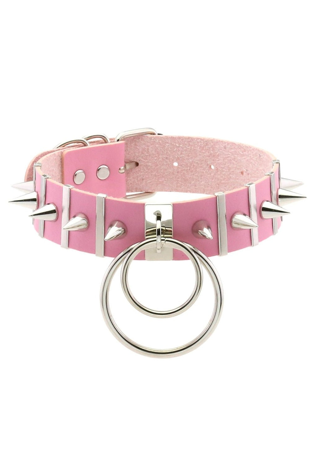 Y2k Pastel Goth PU Leather Choker