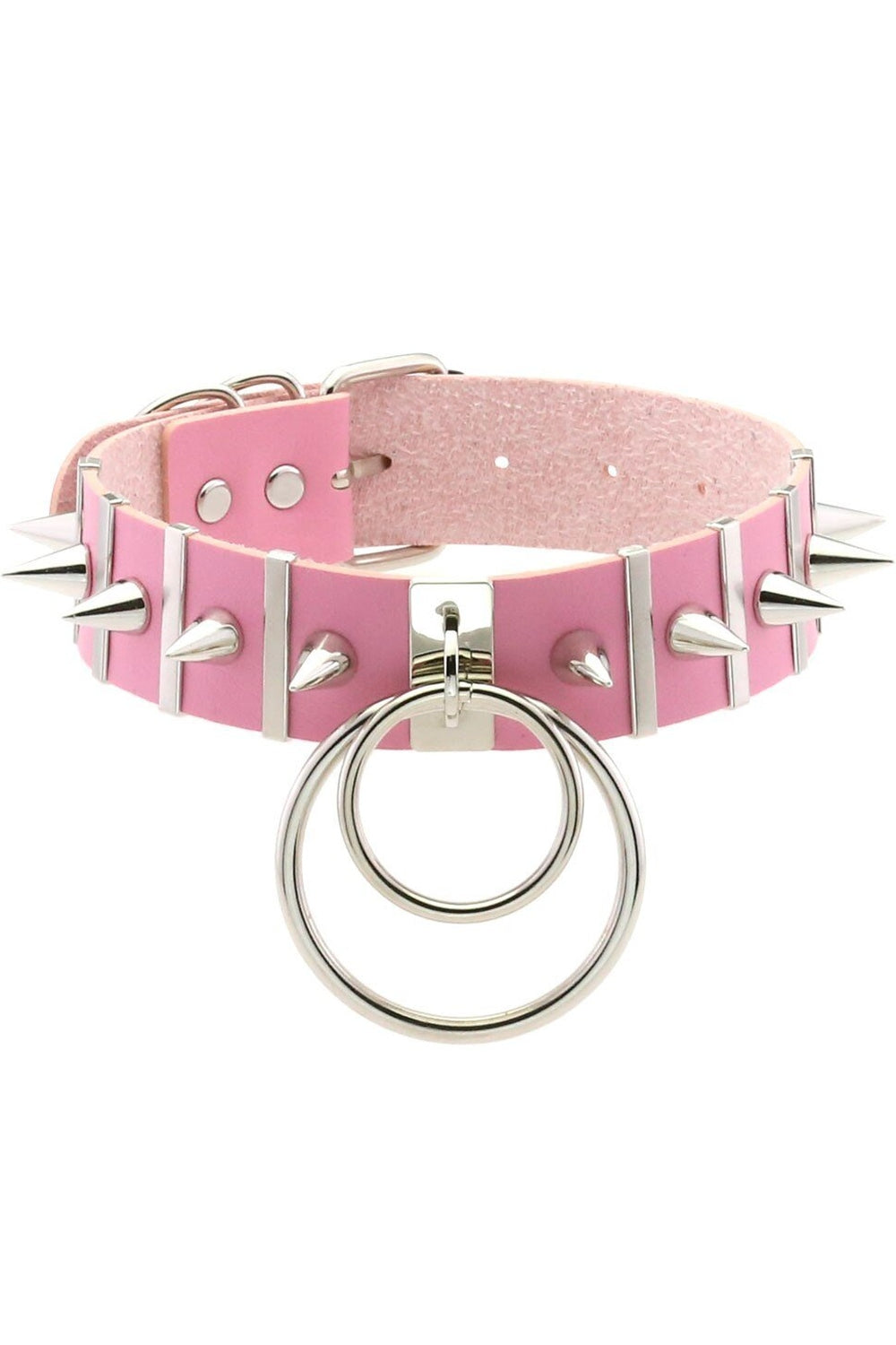 Y2k Pastel Goth PU Leather Choker
