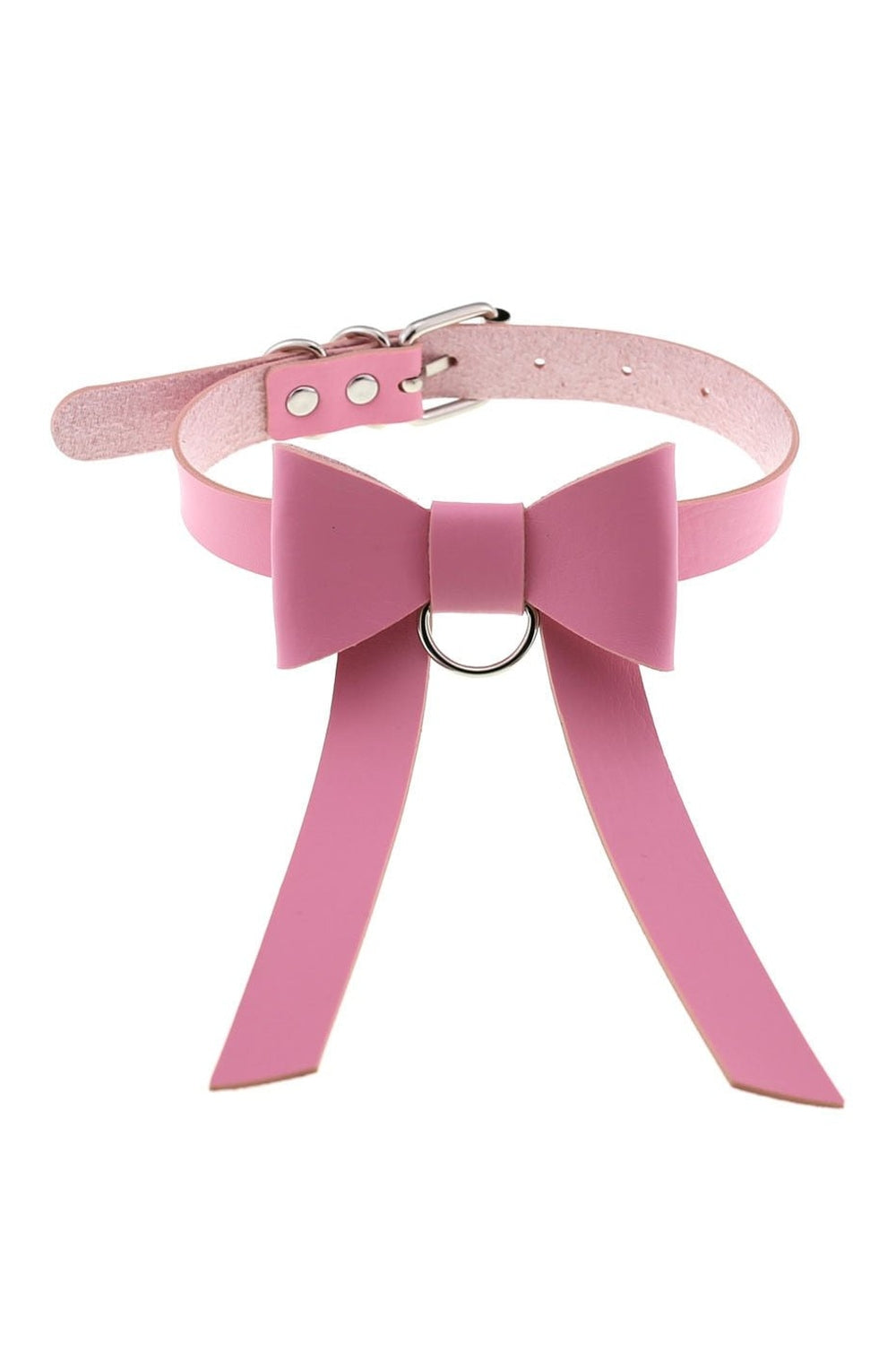 Y2k Pastel Goth PU Leather Choker