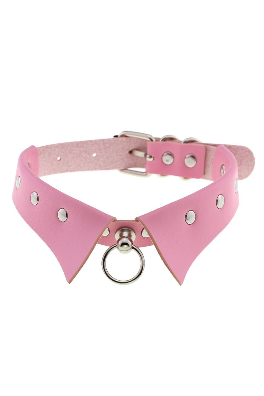 Y2k Pastel Goth PU Leather Choker