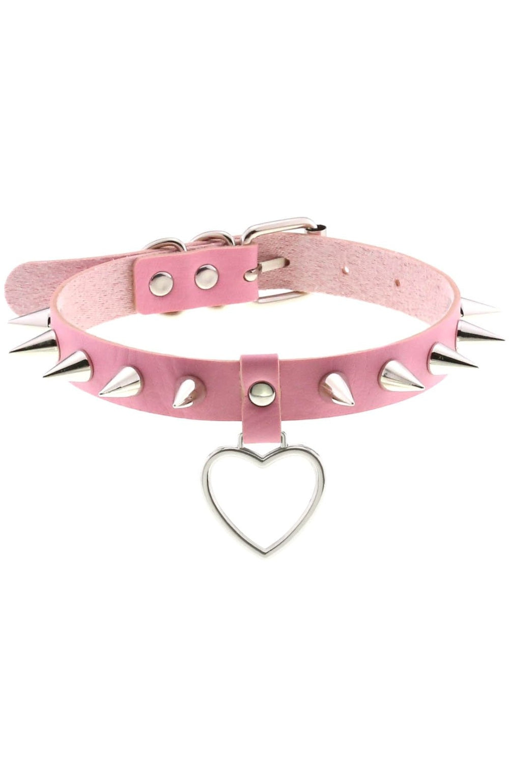 Y2k Pastel Goth PU Leather Choker