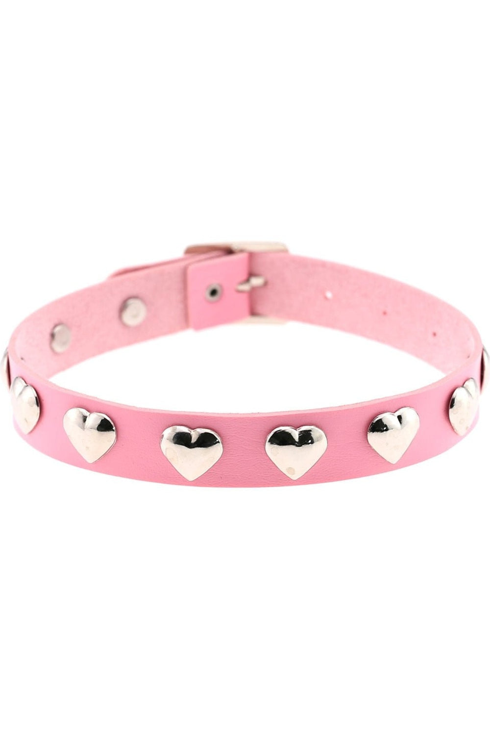 Y2k Pastel Goth PU Leather Choker