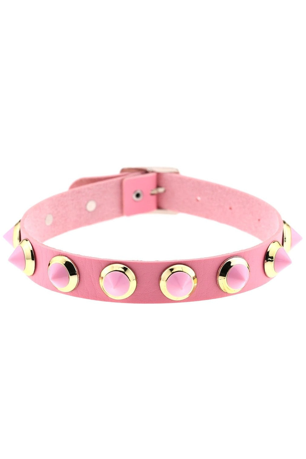 Y2k Pastel Goth PU Leather Choker