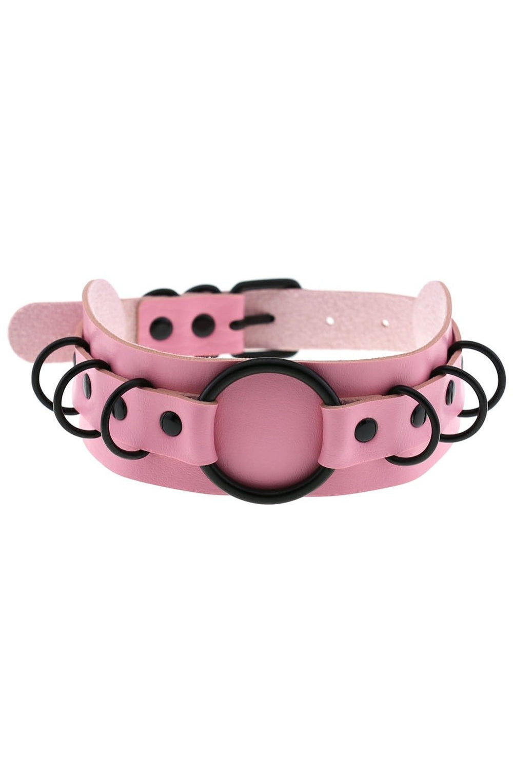 Y2k Pastel Goth PU Leather Choker