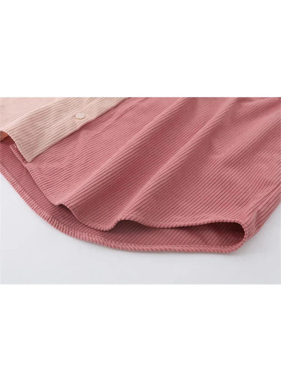 Y2k Pastel Puppy Patchwork Shirt