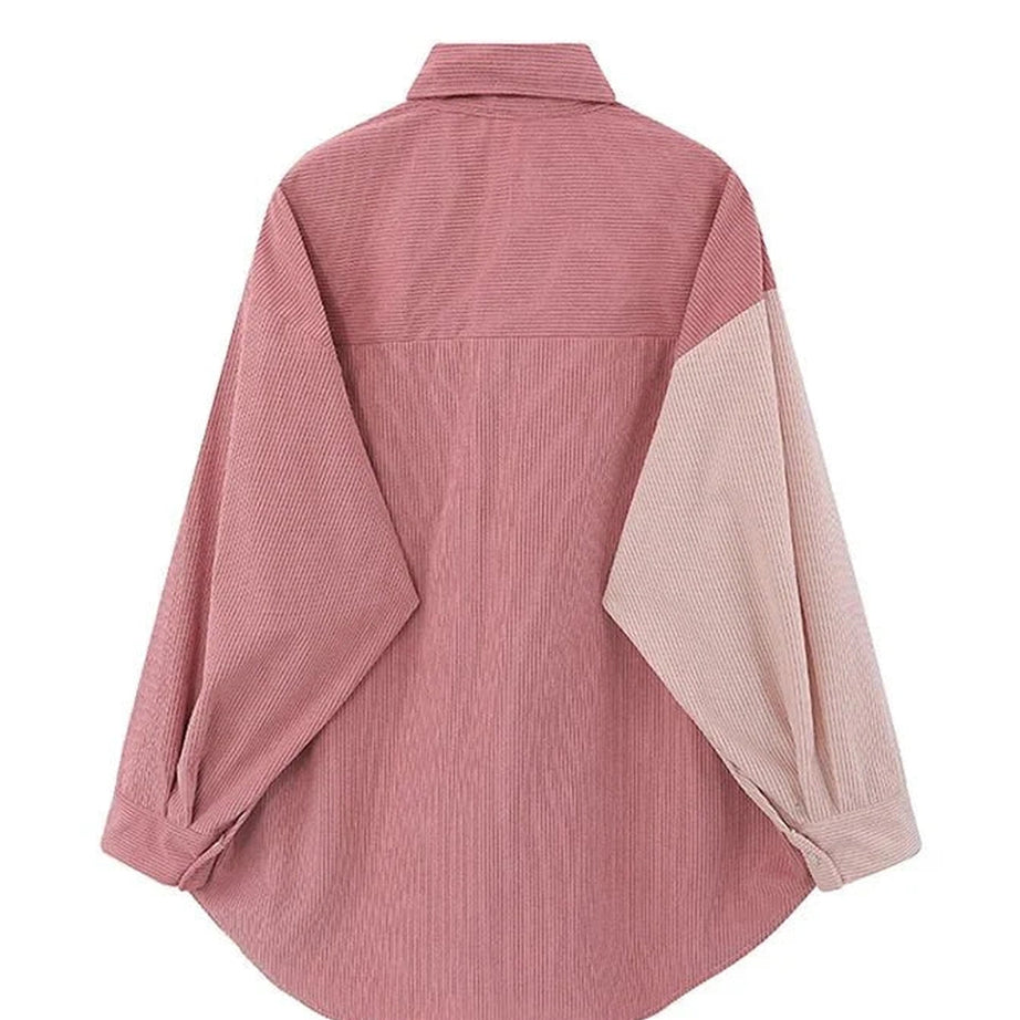 Y2k Pastel Puppy Patchwork Shirt