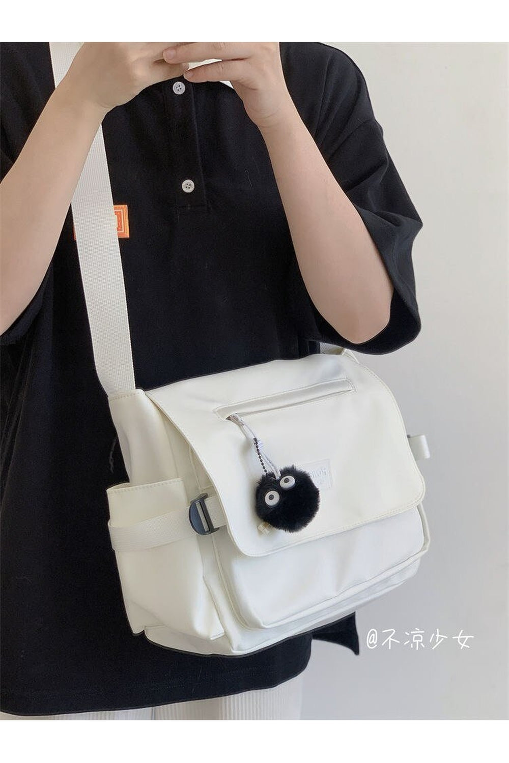 Y2k Patchwork Crossbody Messenger Bag