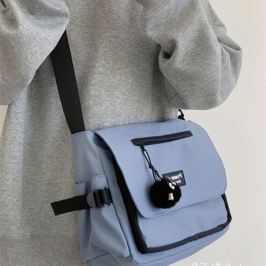 Y2k Patchwork Crossbody Messenger Bag