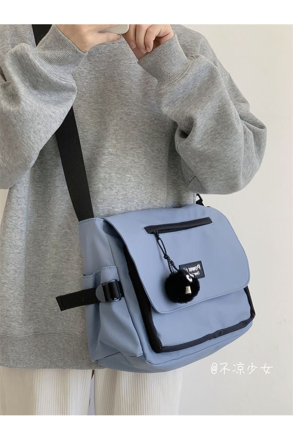 Y2k Patchwork Crossbody Messenger Bag