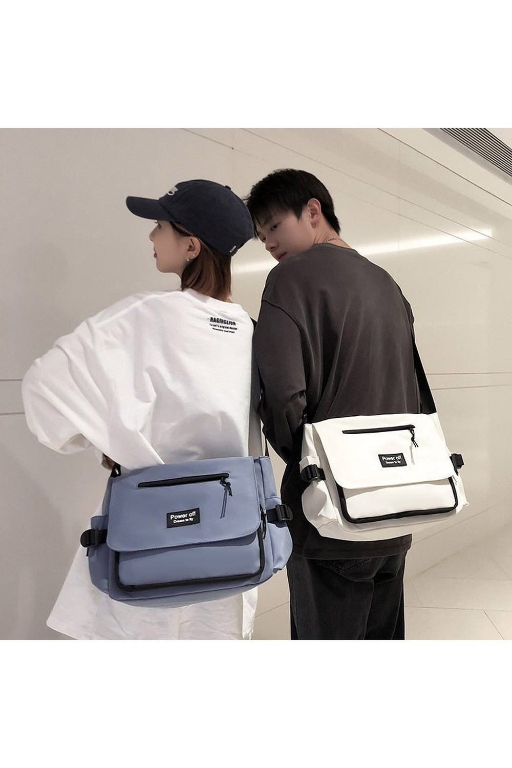 Y2k Patchwork Crossbody Messenger Bag