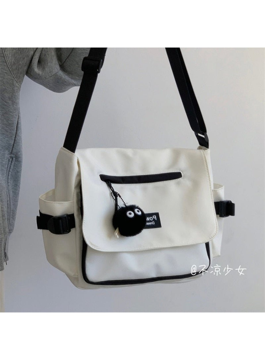 Y2k Patchwork Crossbody Messenger Bag