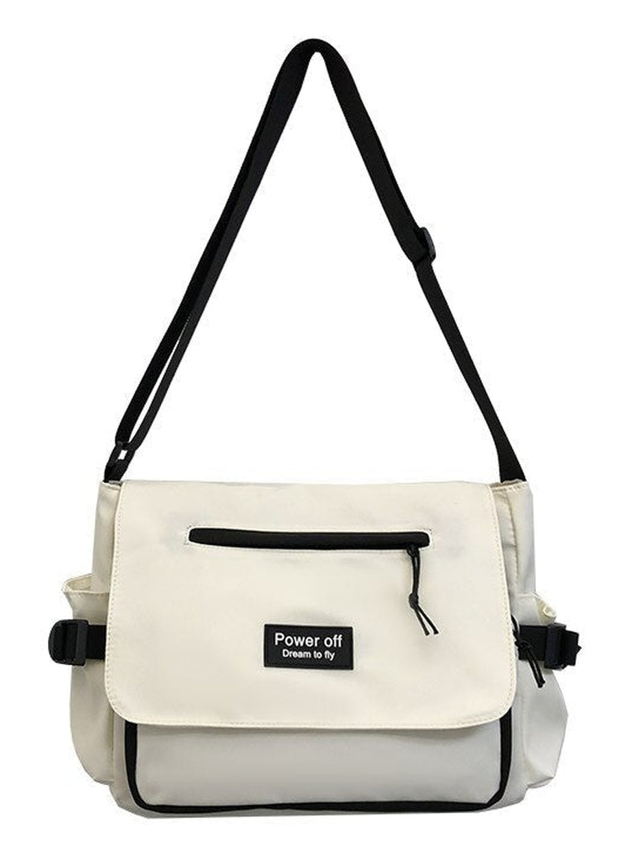 Y2k Patchwork Crossbody Messenger Bag