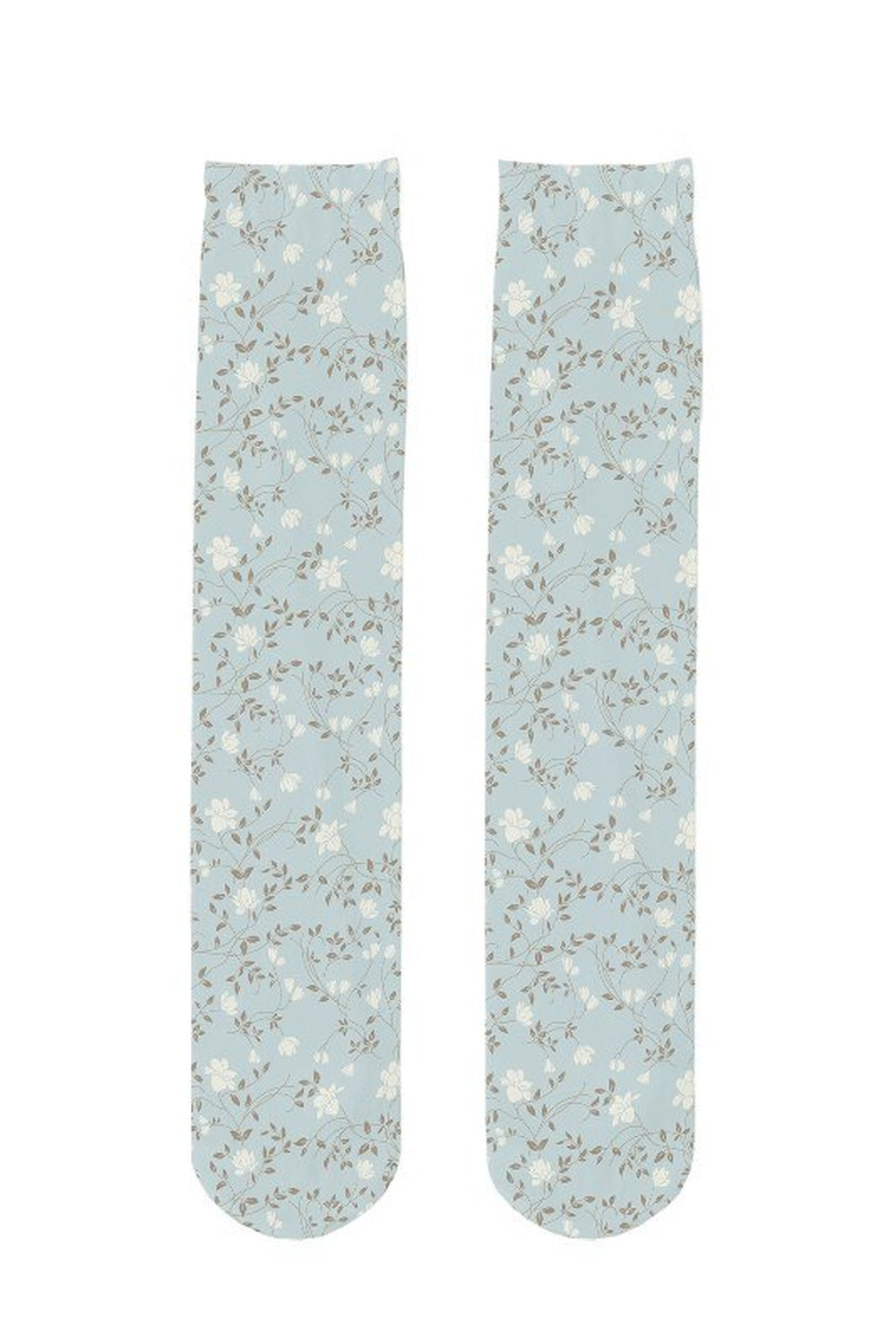 Y2k Peach Print Calf Stockings