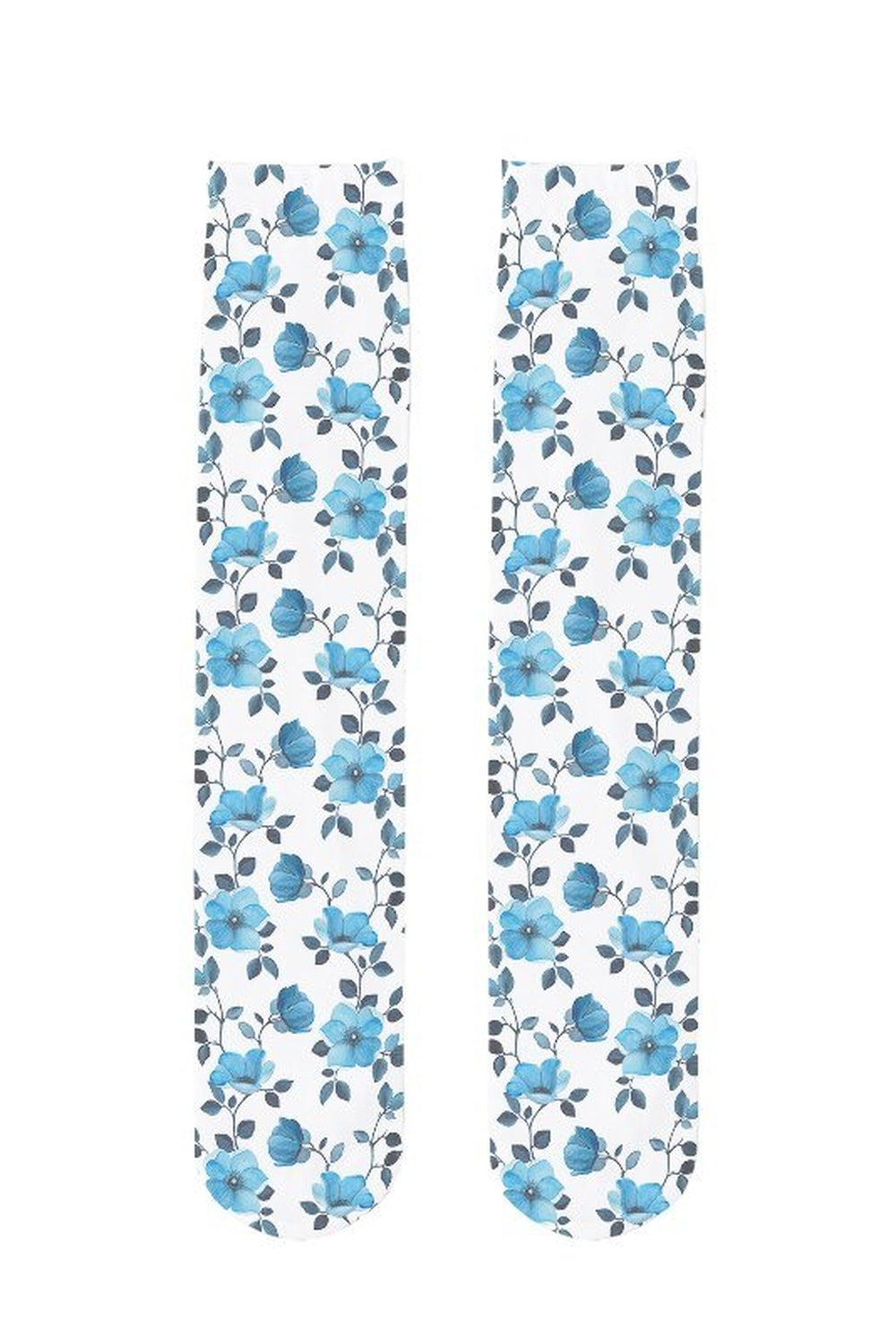 Y2k Peach Print Calf Stockings