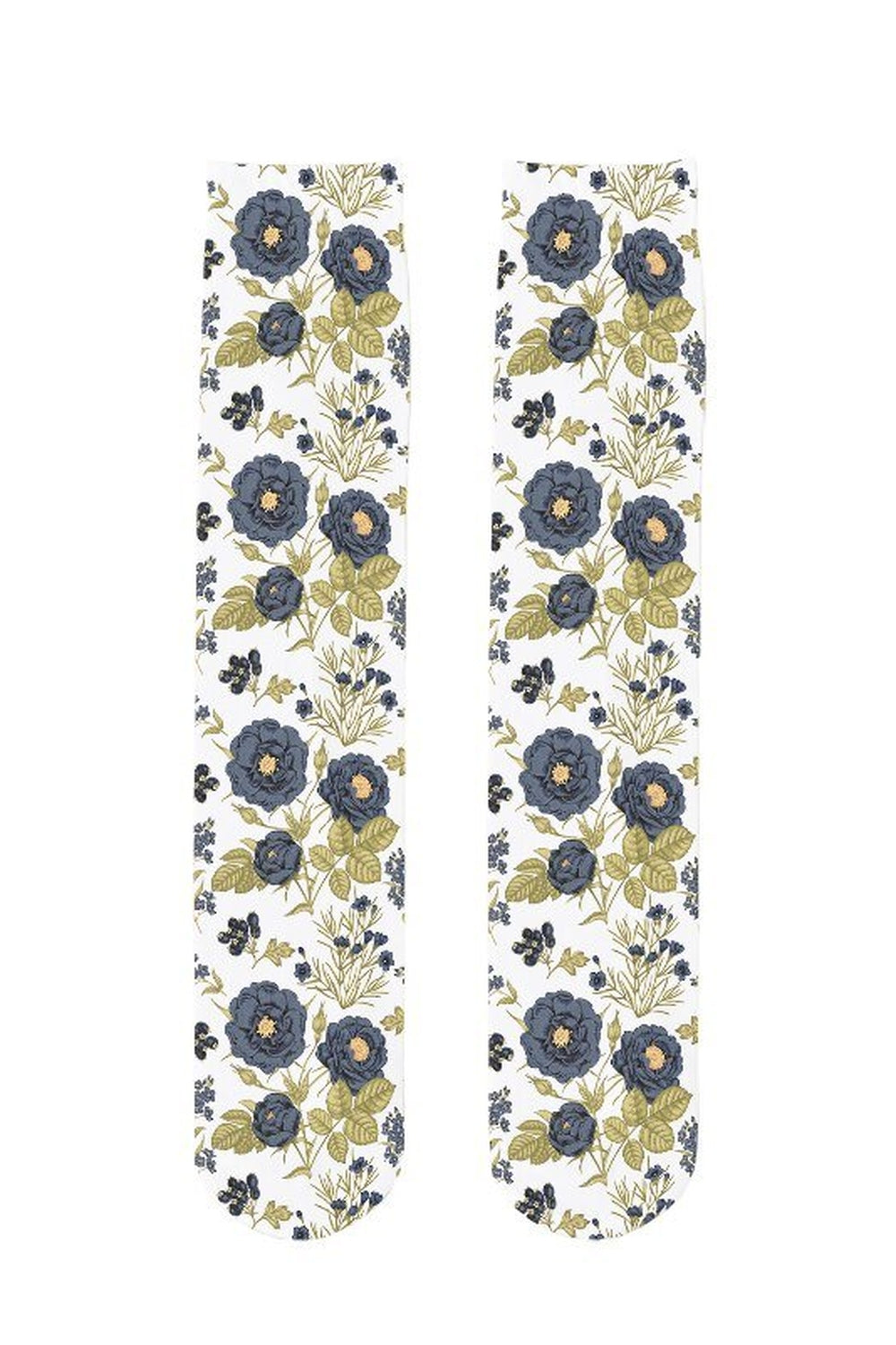 Y2k Peach Print Calf Stockings