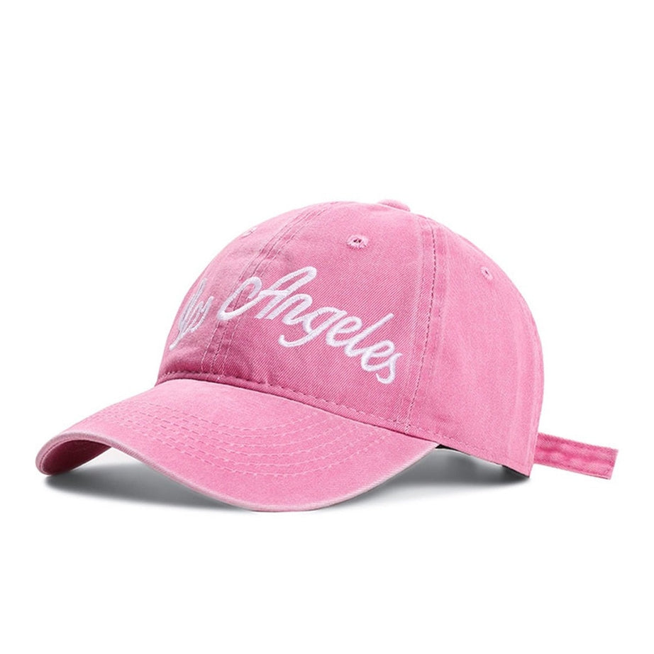 Y2k Pink Embroidered Baseball Cap