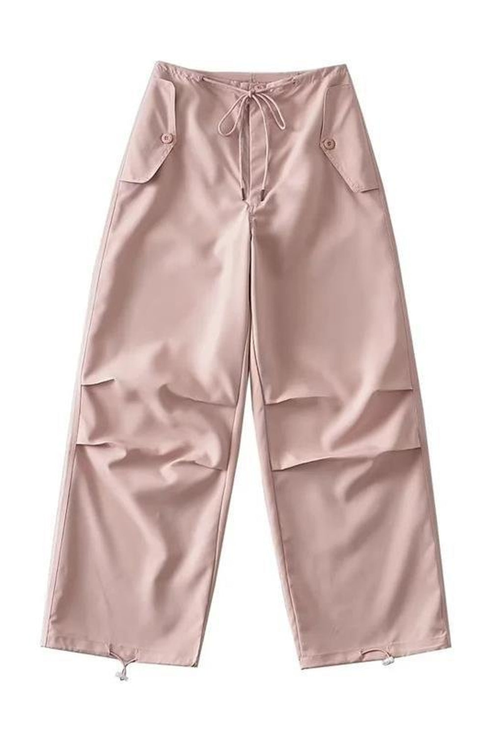 Y2k Pink Parachute Joggers Pants