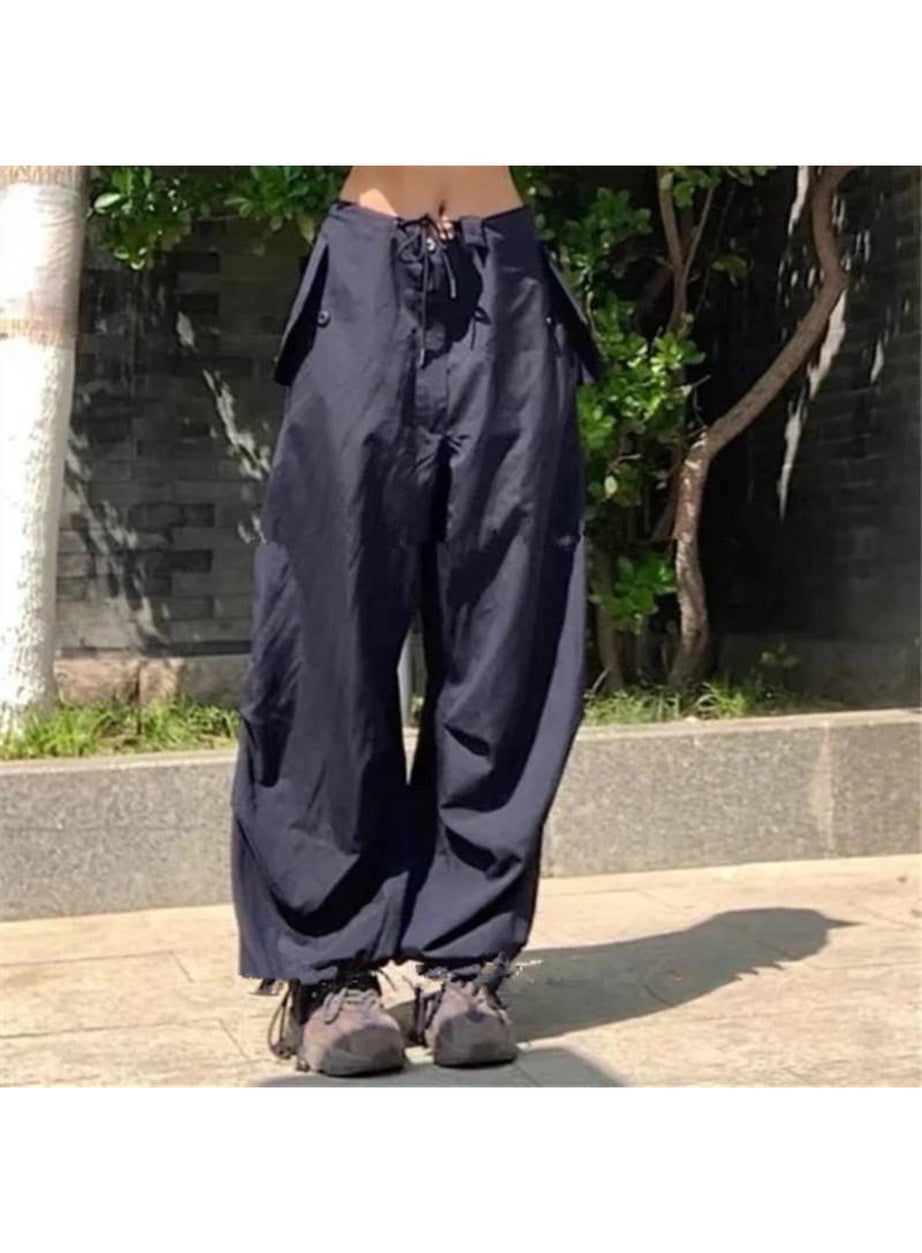 Y2k Pink Parachute Joggers Pants