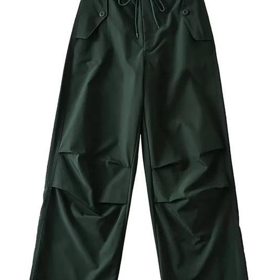 Y2k Pink Parachute Joggers Pants