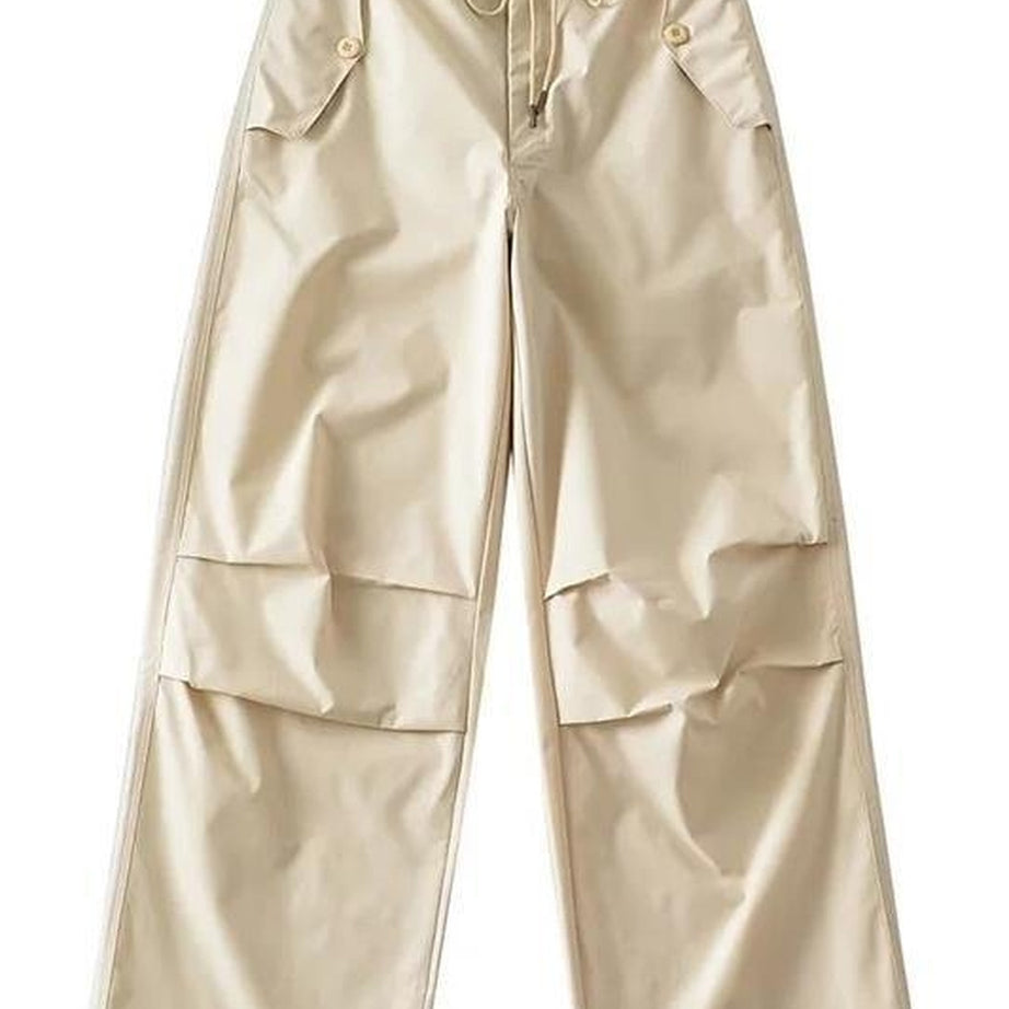 Y2k Pink Parachute Joggers Pants