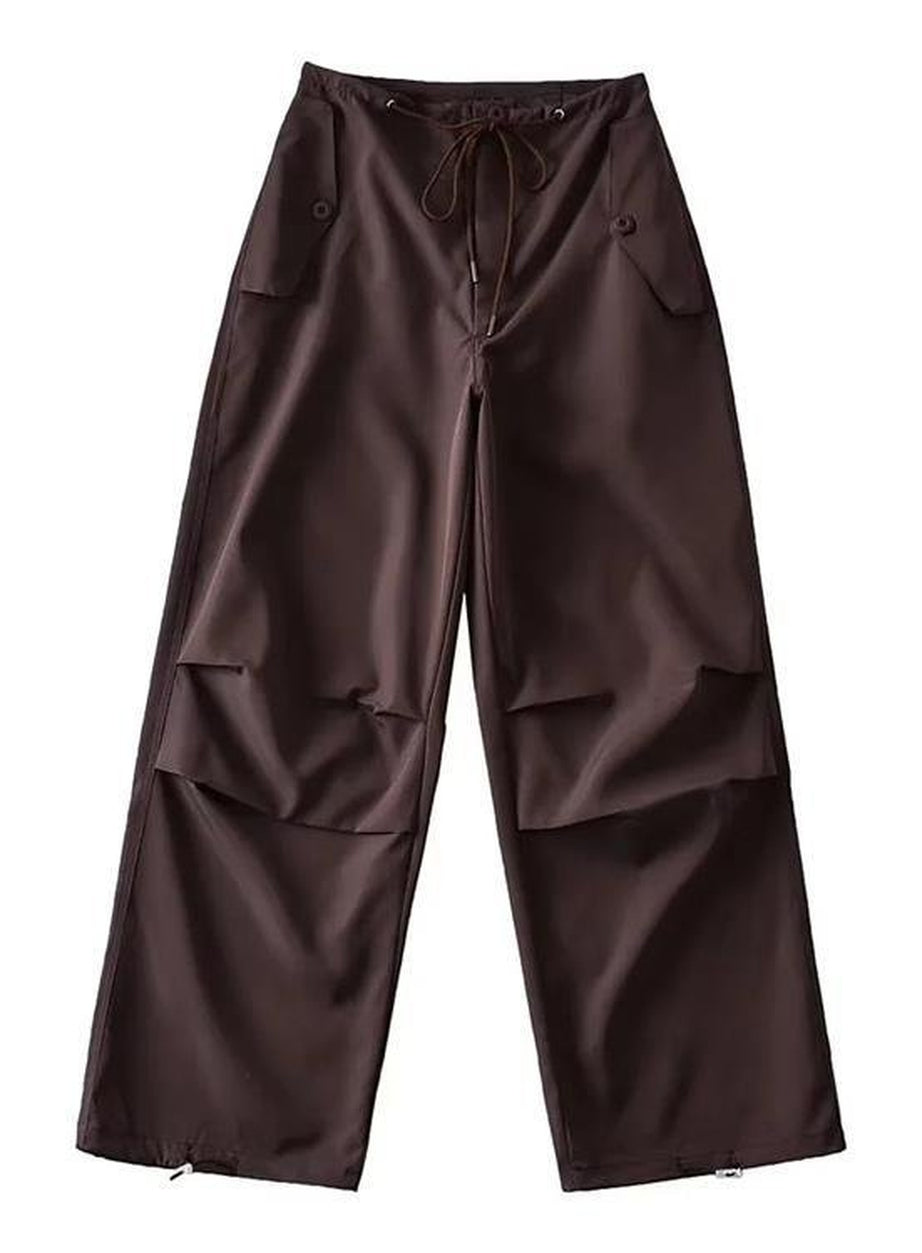 Y2k Pink Parachute Joggers Pants