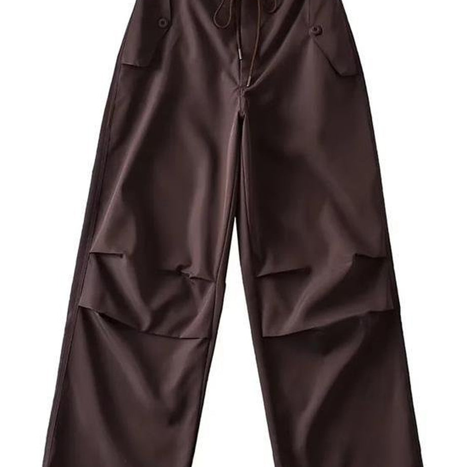 Y2k Pink Parachute Joggers Pants