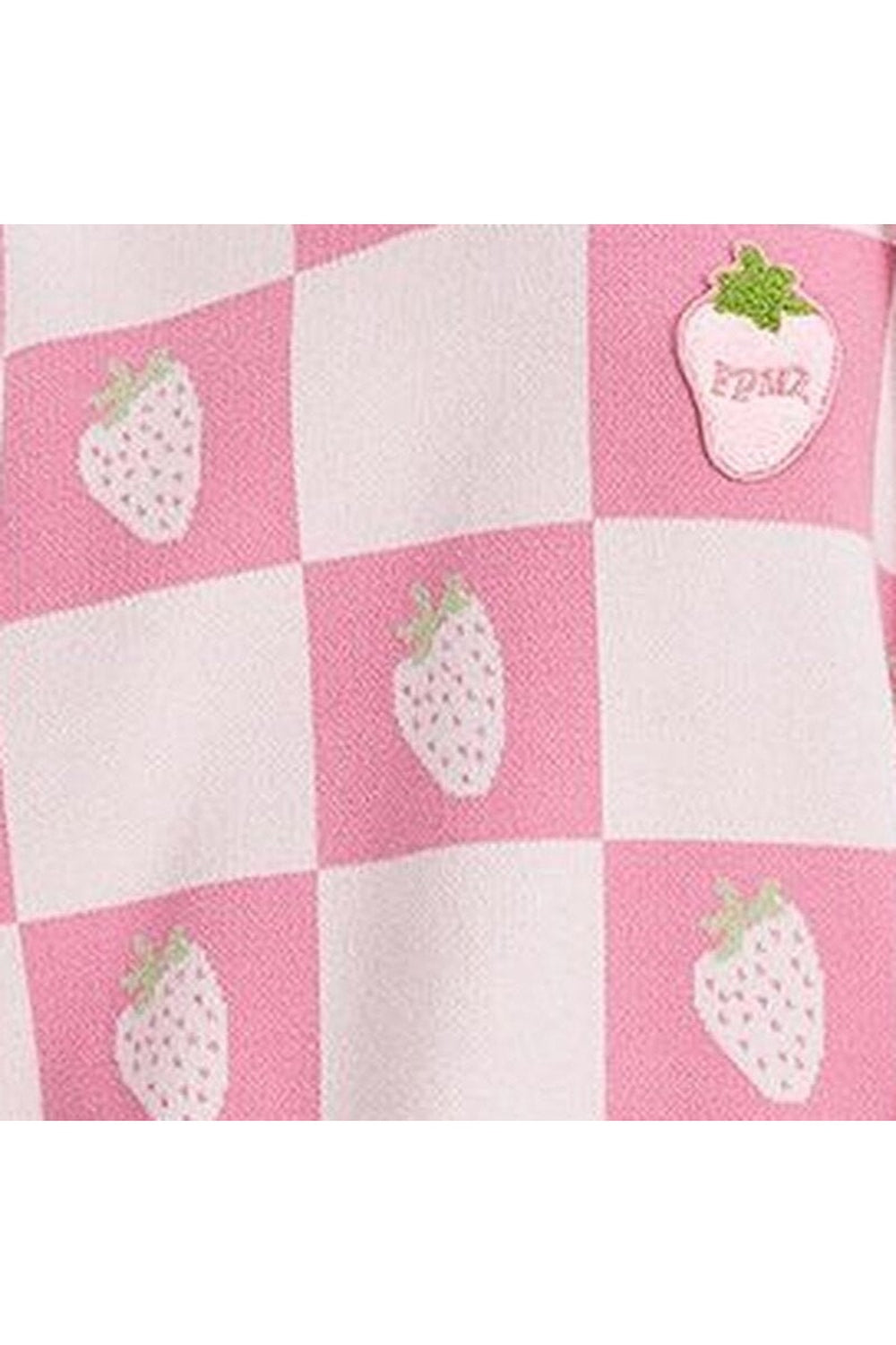 Y2k Pink Plaid V-Neck Vest Sweater