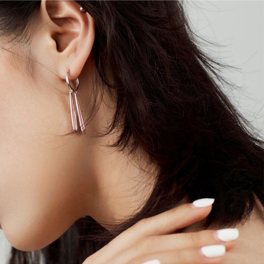 Y2k Pink Rabbit Ears Party Earrings