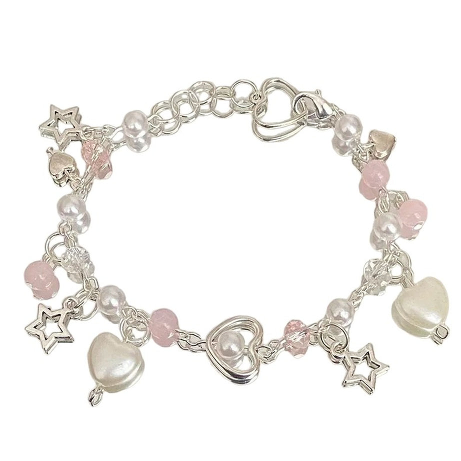 Y2k Pink Star Pastel Fairy Bracelet