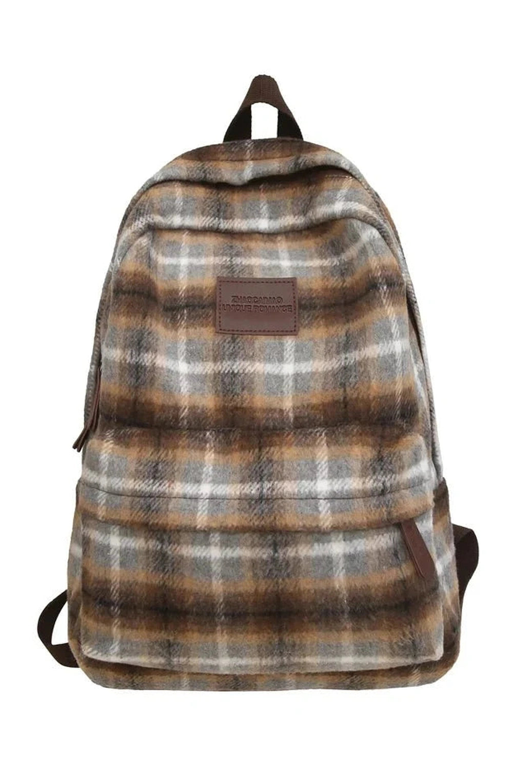 Y2k Plaid Cozy Backpack