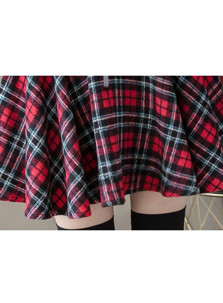 Y2k Plaid Grunge Style Skirt