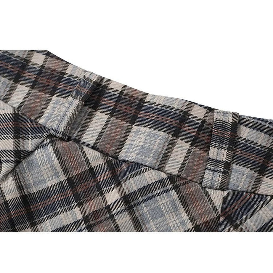 Y2k Plaid Harajuku Mini Skirt