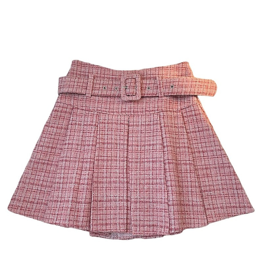 Y2k Plaid High Waist Preppy Skirt