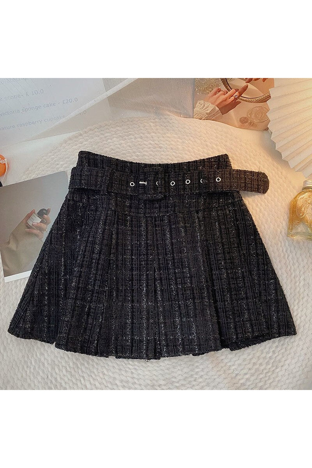 Y2k Plaid High Waist Preppy Skirt