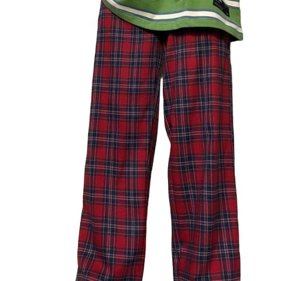 Y2k Plaid Oversized Wide Leg Pants