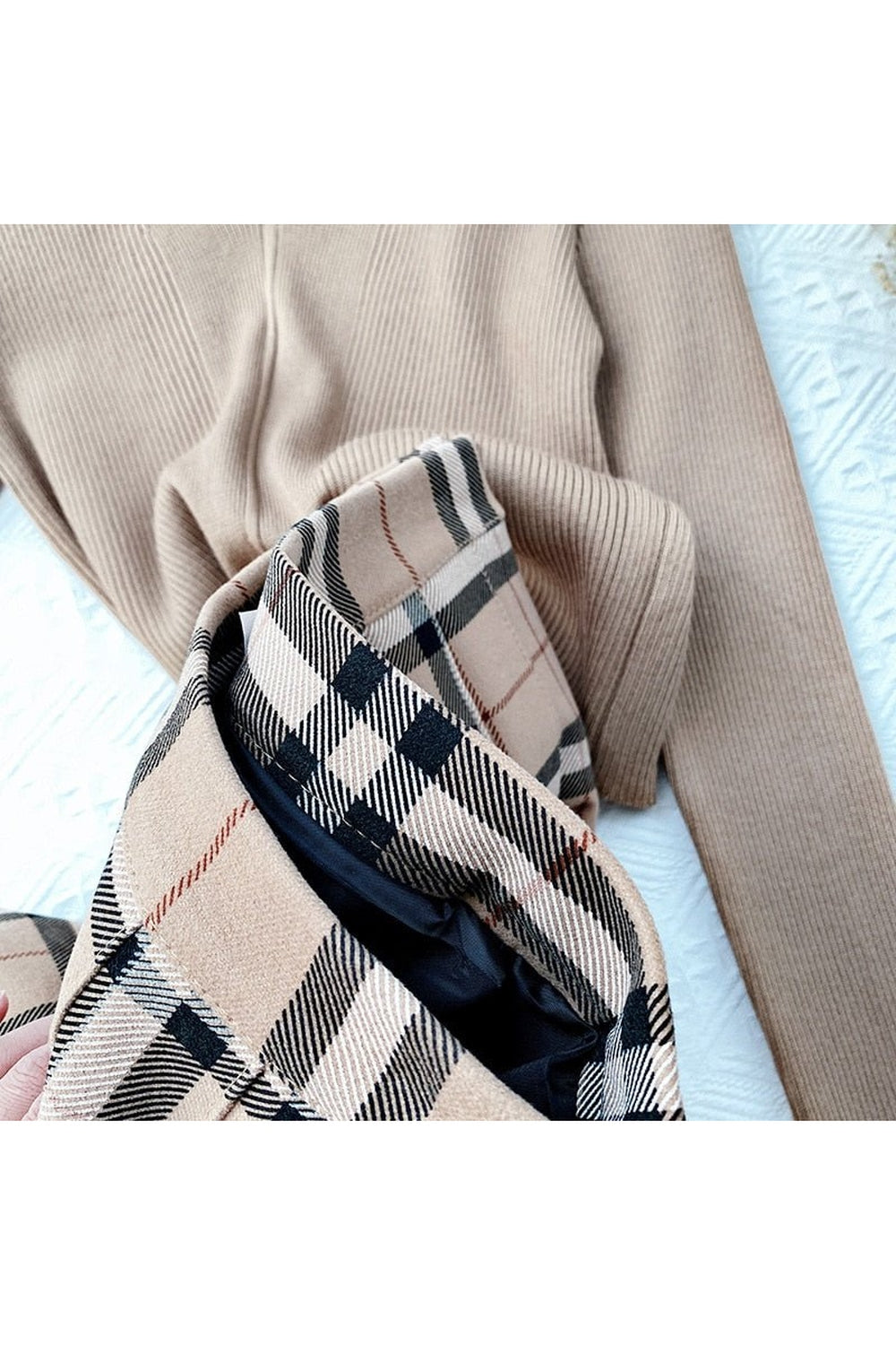 Y2k Plaid Pleated Mini Skirt