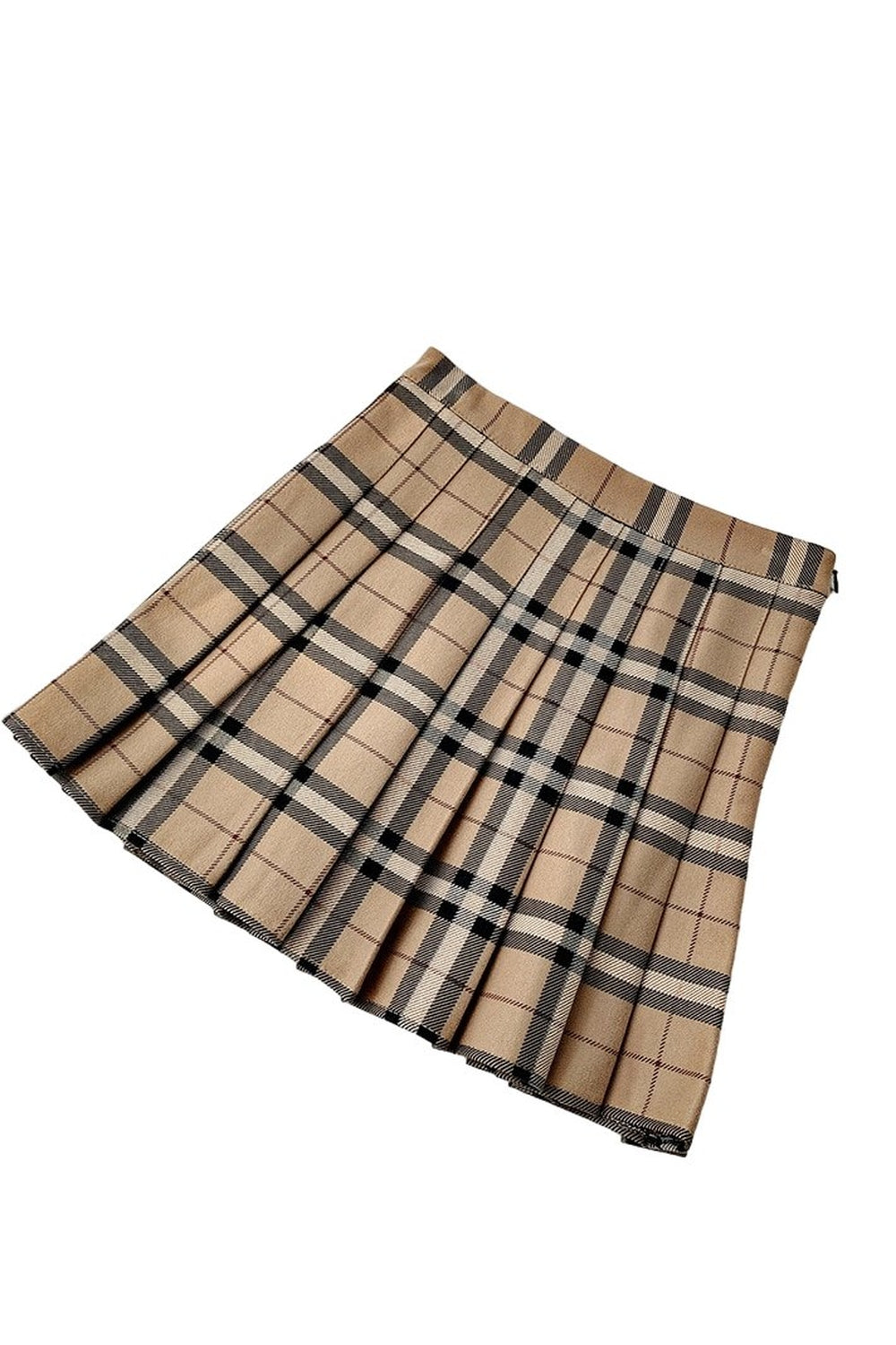 Y2k Plaid Pleated Mini Skirt