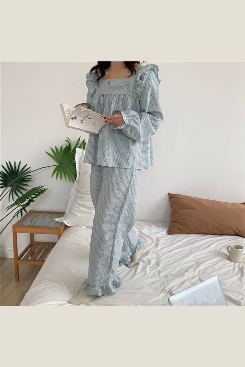 Y2k Plaid Softie Pajama Set