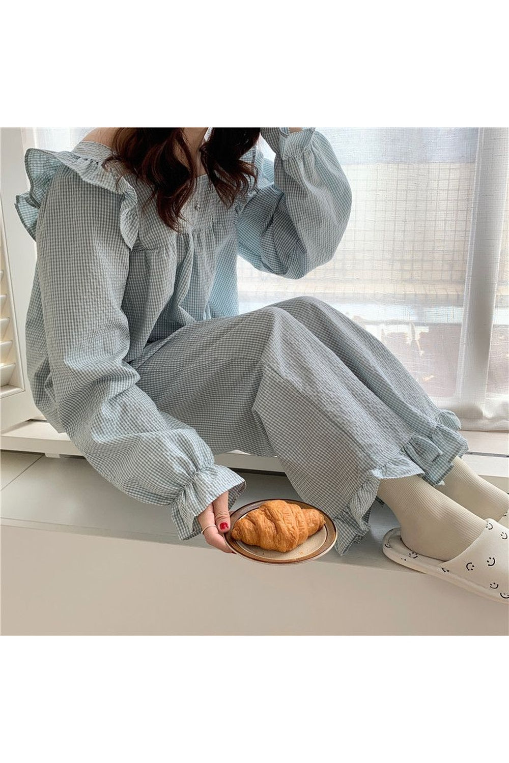 Y2k Plaid Softie Pajama Set