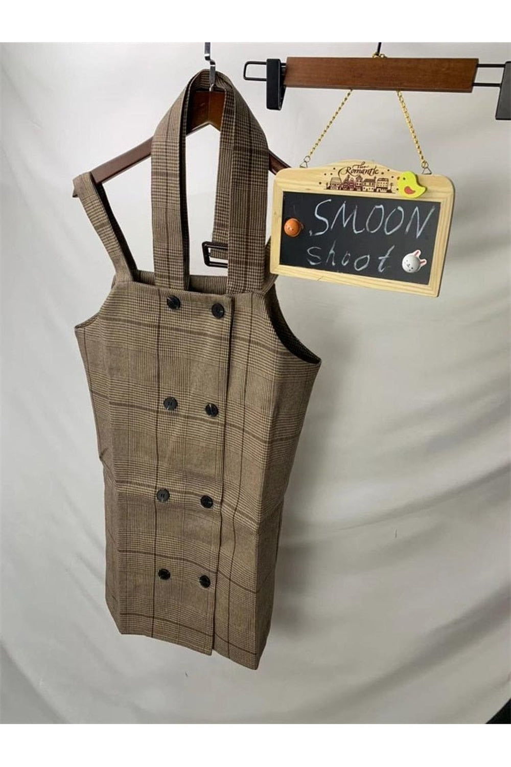 Y2k Plaid Sundress & Blouse Set