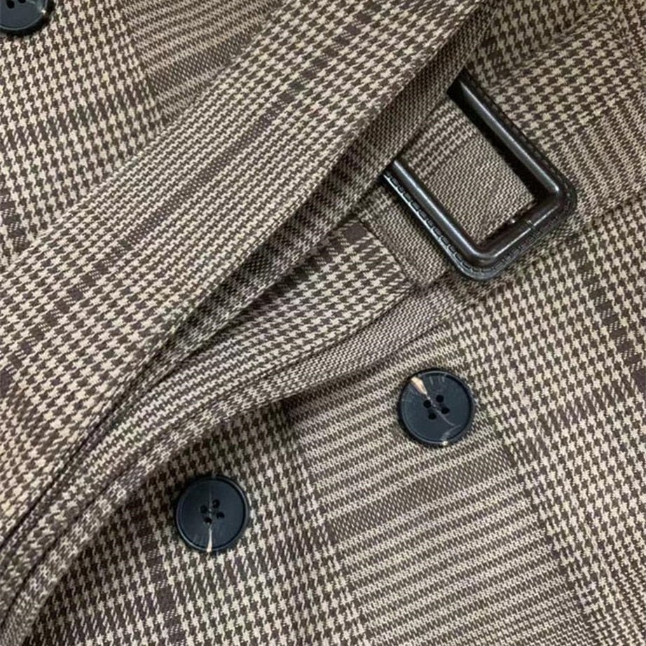 Y2k Plaid Sundress & Blouse Set