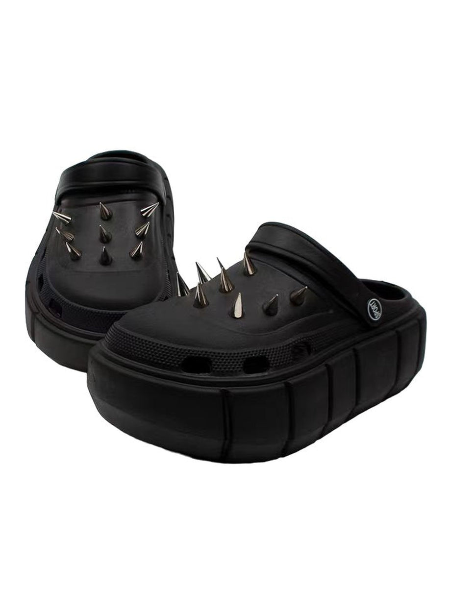 Y2k Platform Punk Slippers