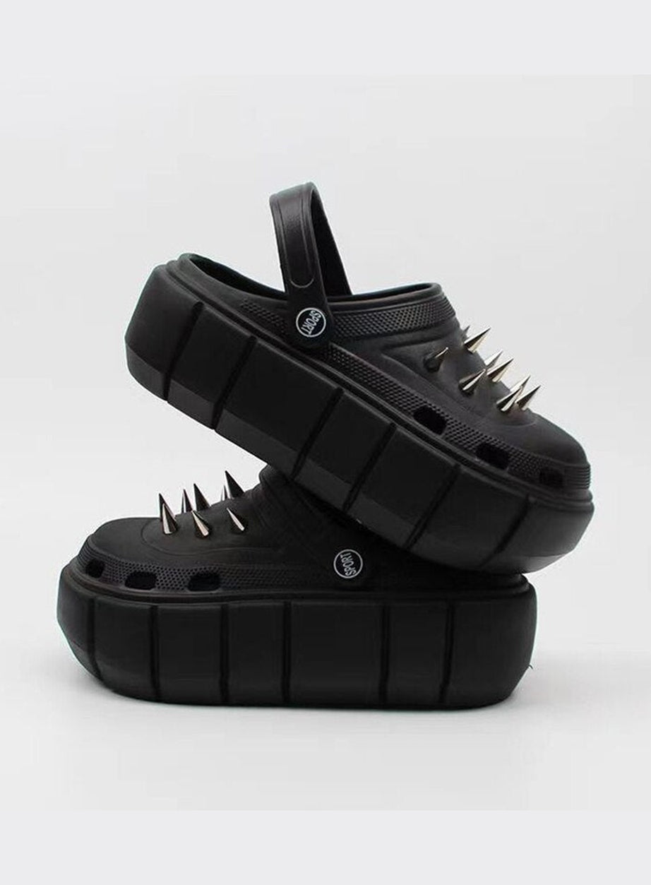 Y2k Platform Punk Slippers