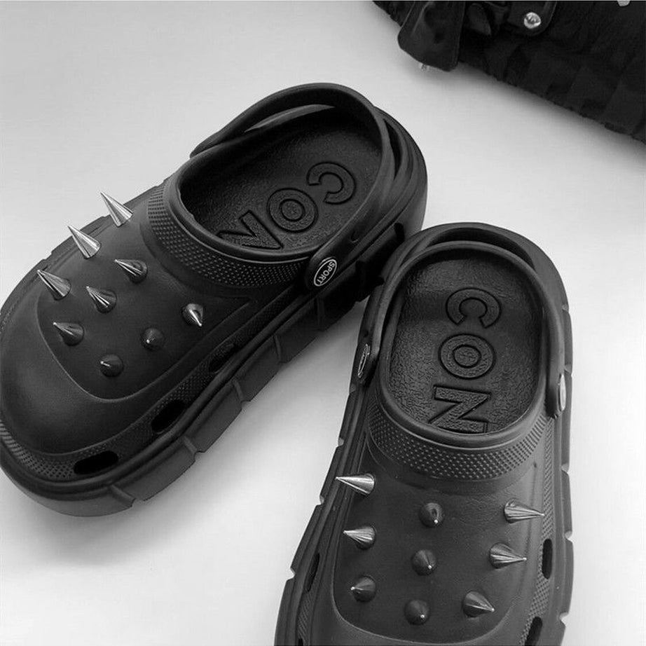 Y2k Platform Punk Slippers