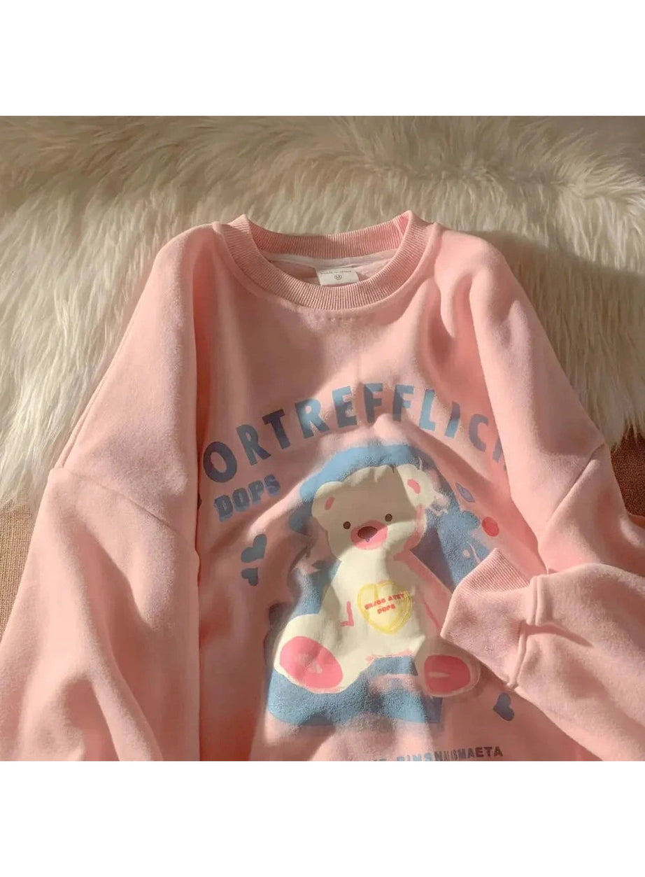 Y2k Plush Velvet Sweater