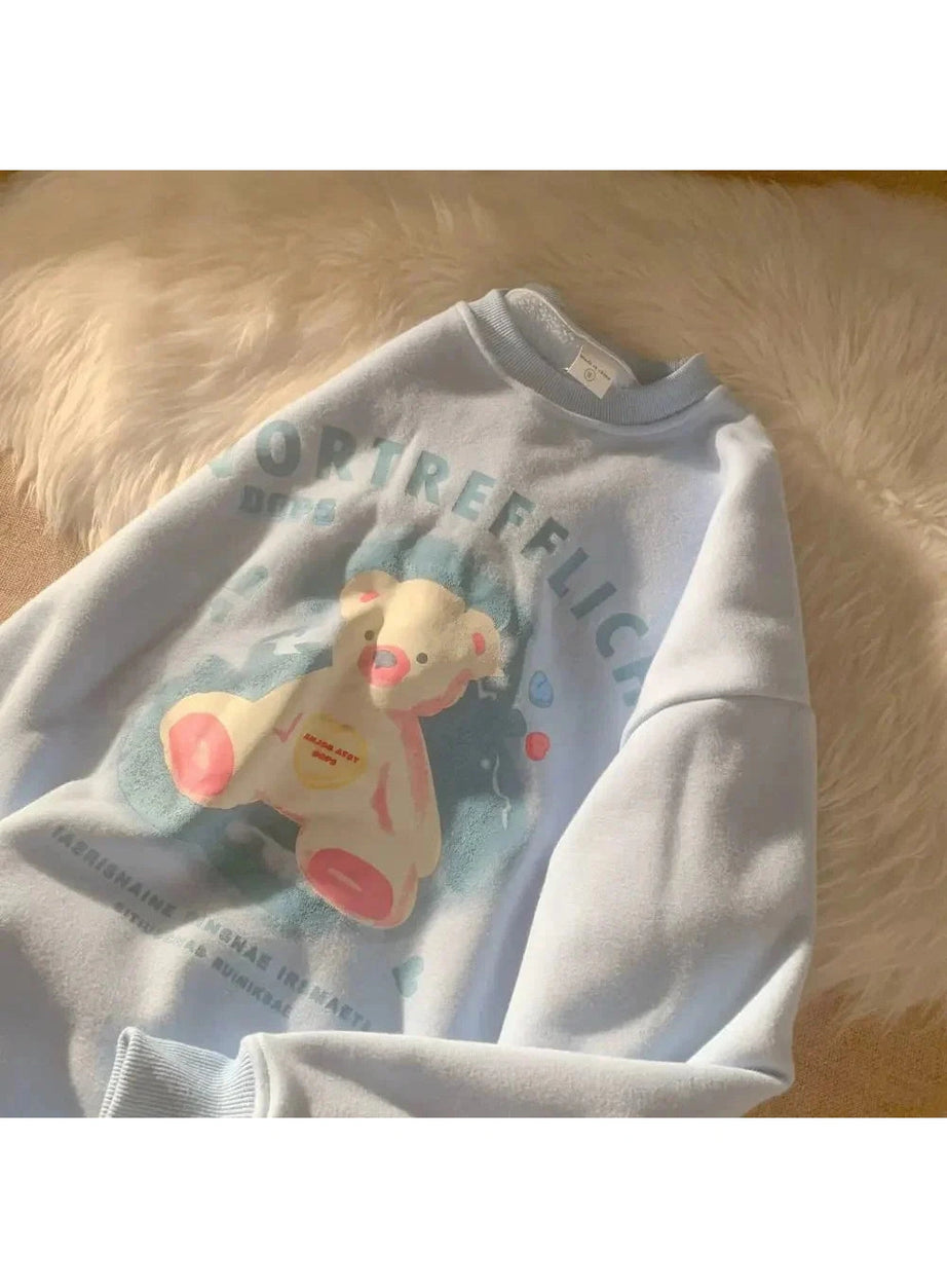 Y2k Plush Velvet Sweater