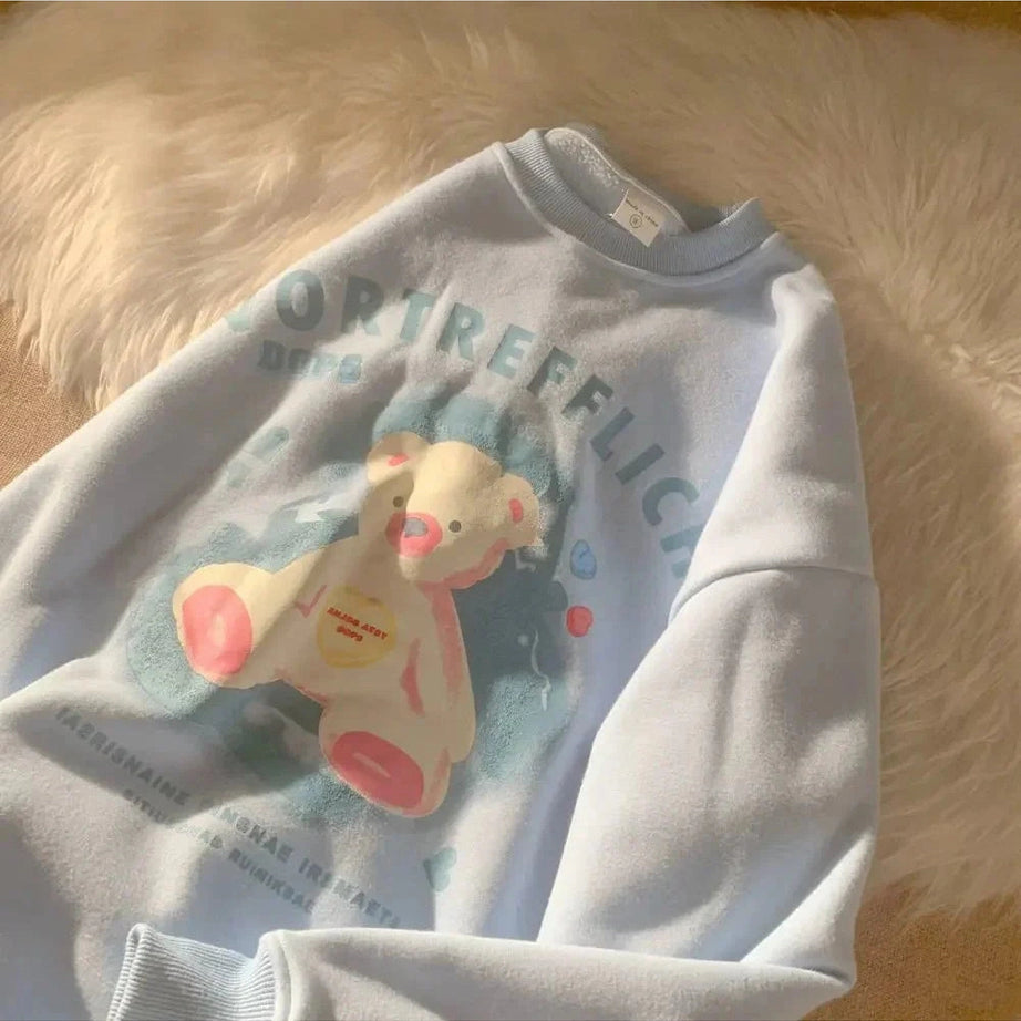 Y2k Plush Velvet Sweater