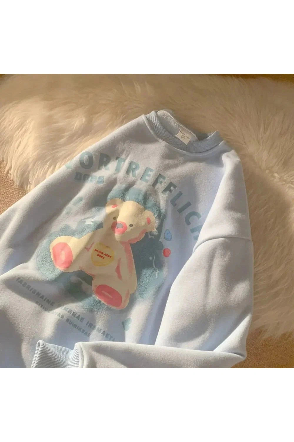 Y2k Plush Velvet Sweater