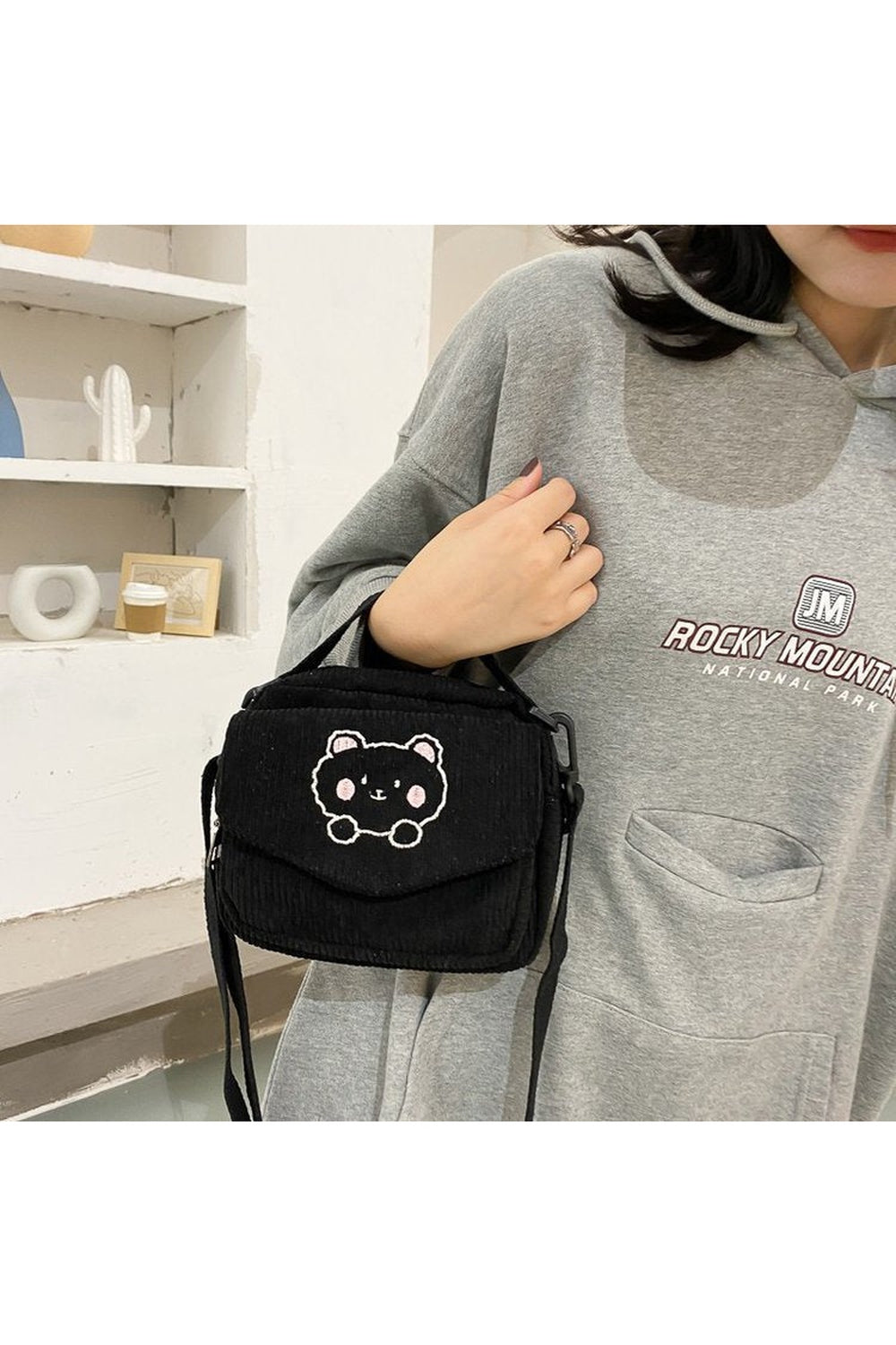 Y2k Preppy Aesthetic Zipper Bag