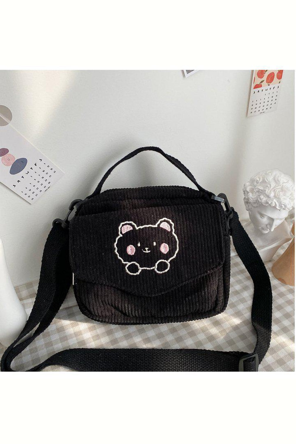 Y2k Preppy Aesthetic Zipper Bag